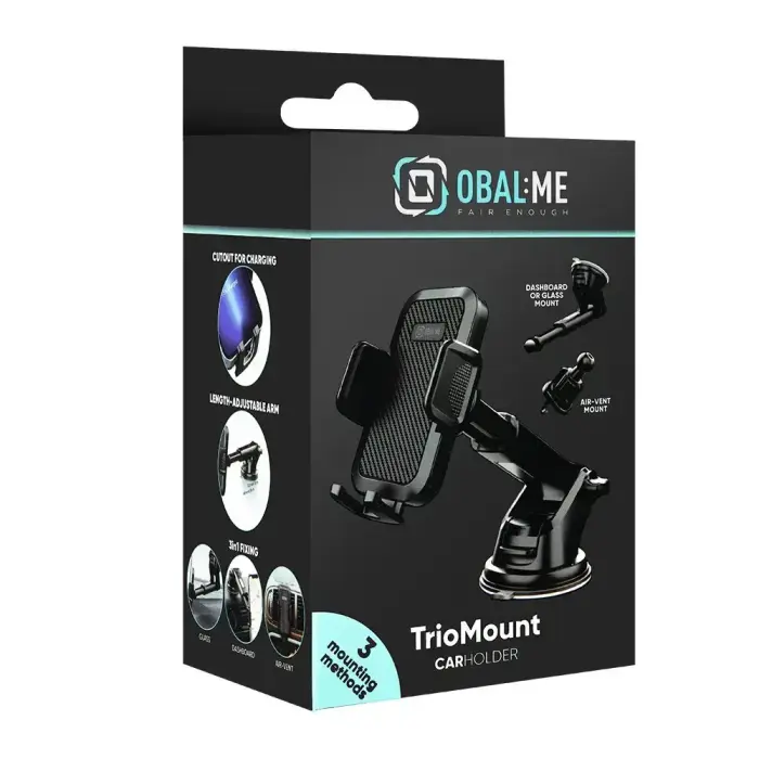 OBAL:ME TrioMount Car Holder Black Фото num