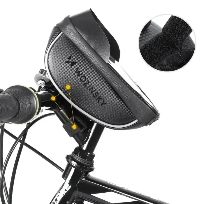 Wozinsky Bike Handlebar Bag with Phone Case 1L Black (WBB16BK) Foto 7