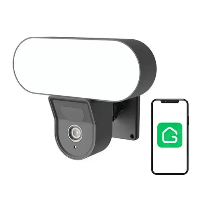 Smart outdoor WiFi camera with Gosund IPC3 floodlight, IP65 Tuya Photo