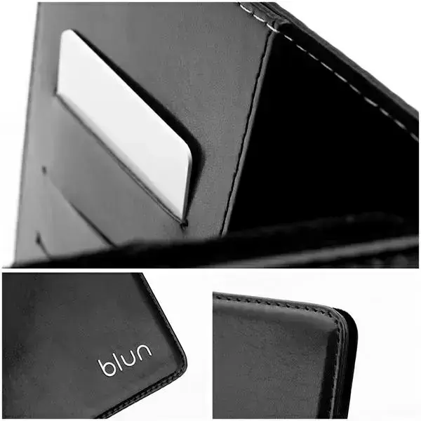 Blun magnet case univerāls grāmatveida maks planšetdatoram 12,4" melns Foto 5