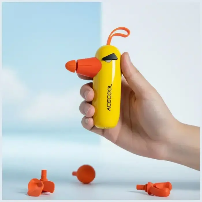 Mini massage gun 4smarts ACECOOL yellow Photo