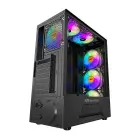 Darkflash LEO Computer case (black) Photo