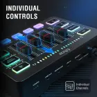 Fifine SC3 audio mikseris RGB | Straumēšana | XLR | 48V | Vokāls melns Foto 12