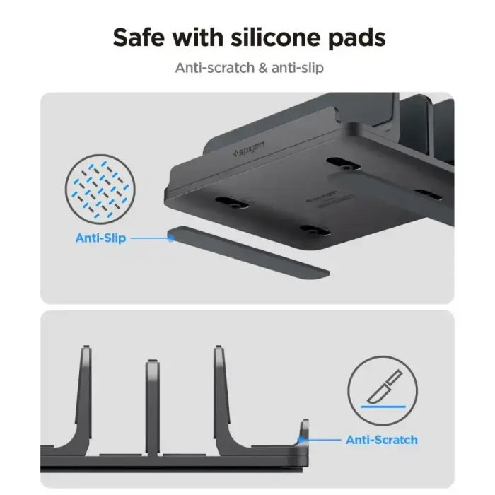SPIGEN LD208S4 VERTICAL LAPTOP STAND SPACE GREY Foto 7