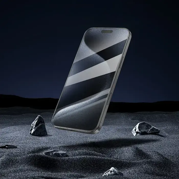 Borofone Tempered glass BF6 Diamond Armor Full Screen HD for Iphone 16 Pro/17 - 10 pieces Foto 7