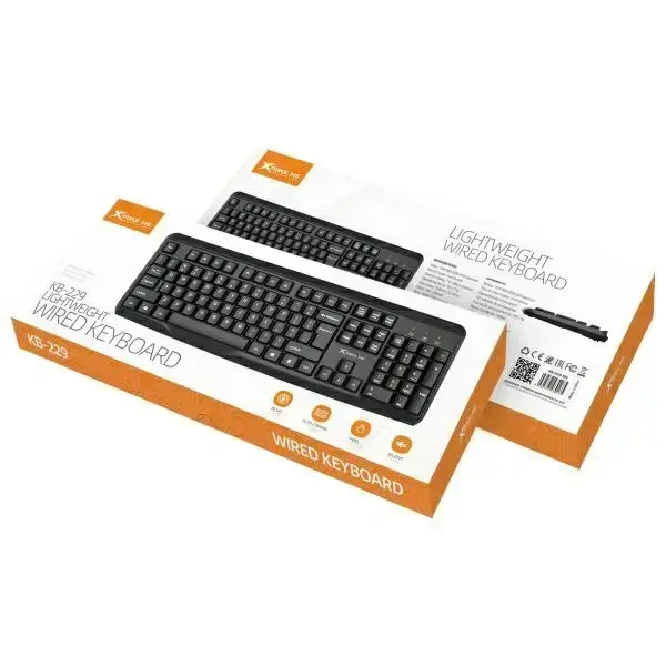 Computer keyboard XTRIKE ME KB-229  EN black Photo