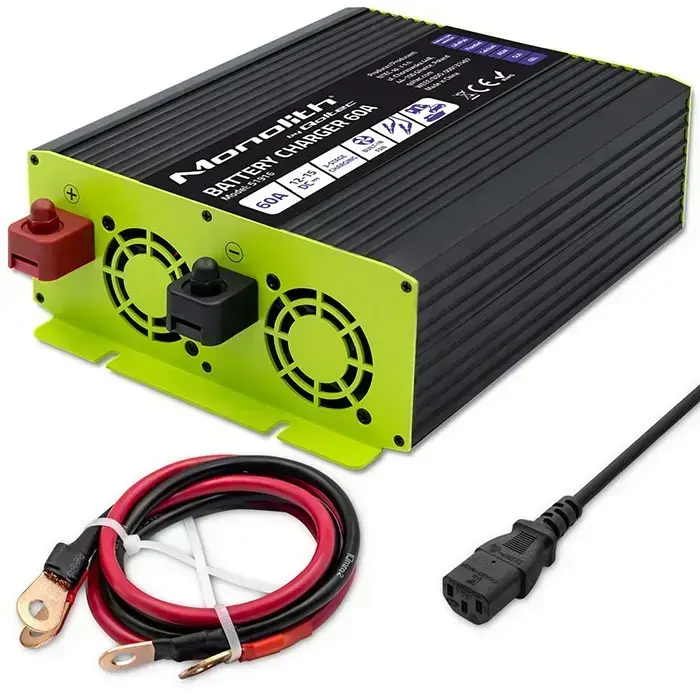 Charger for LiFePO4 AGM GEL SLA batteries 60A 1 Photo