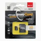 IMRO memory card microSD 16GB 100MB/s class 10 UHS I with adapter SD Photo