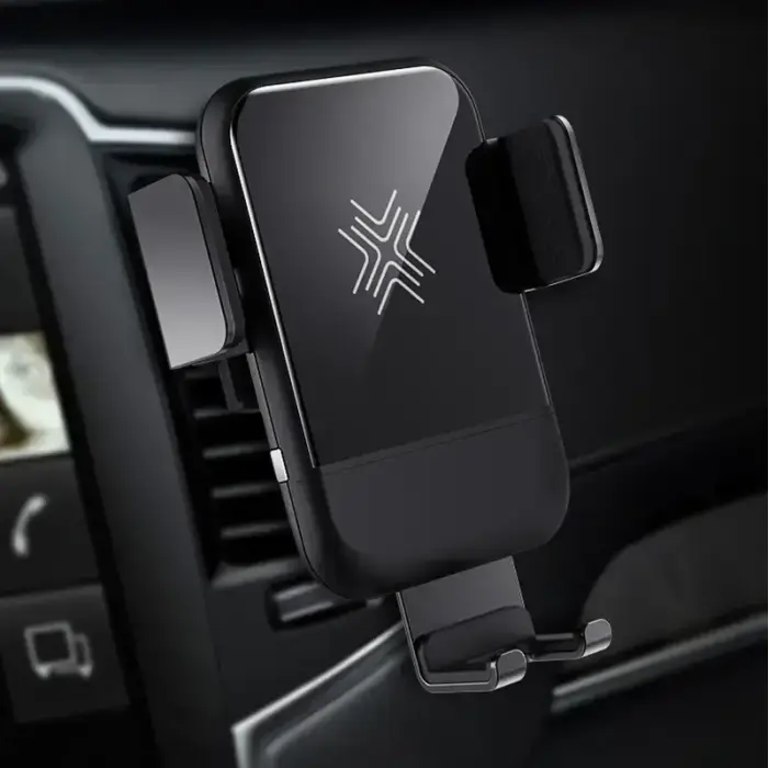 Rock Magnetic gravity car holder EDZ-03 induction to air vent black Photo
