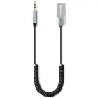 Qoltec Wireless Audio Receiver Adapter HiFi Home&Car | Bluetooth 6.0 | 2 x RCA | 1 x AUX 3.5mm | USB | Microphone Фото num