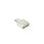 Card reader MicroSD for typ C silver Photo
