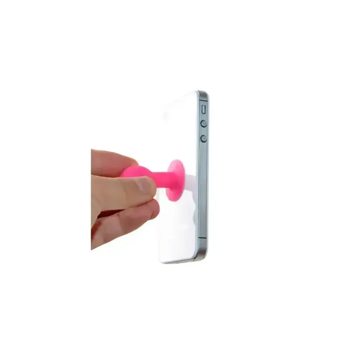 Phone holder with a round head - blue Photo