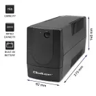 Qoltec Uninterruptible Power Supply UPS Line Interactive | Monolith | 650VA | 360W Foto 4