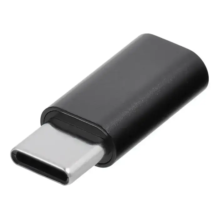 Adapter Micro USB to Type C Blue Star - black Photo