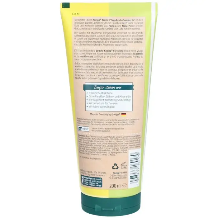 Kneipp - Summer Flirt Body Wash - SprchovÃ½ Gel 200ml Foto 2
