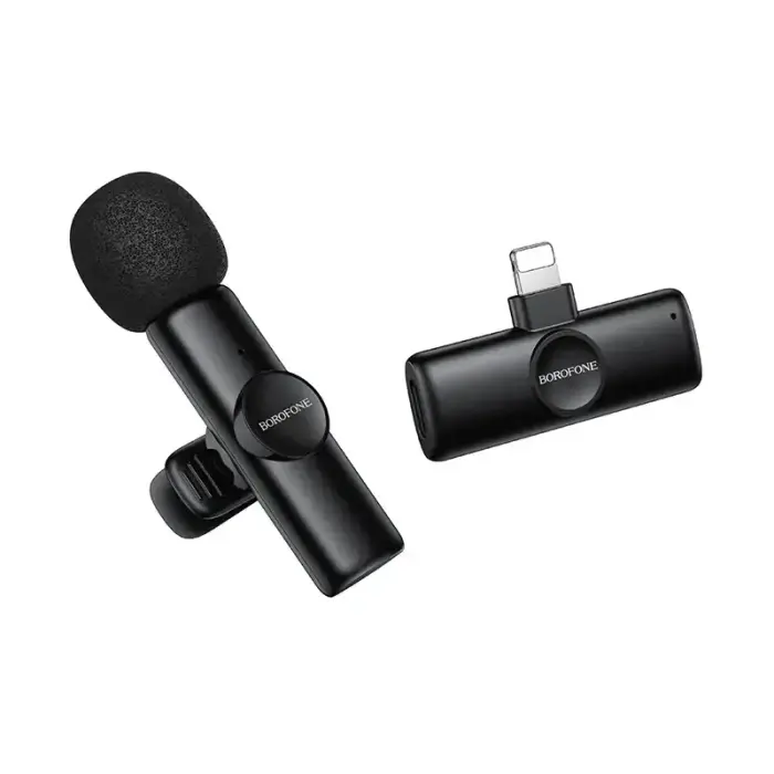 Borofone Lavalier wireless microphone BFK16 Winner Lightning black Photo