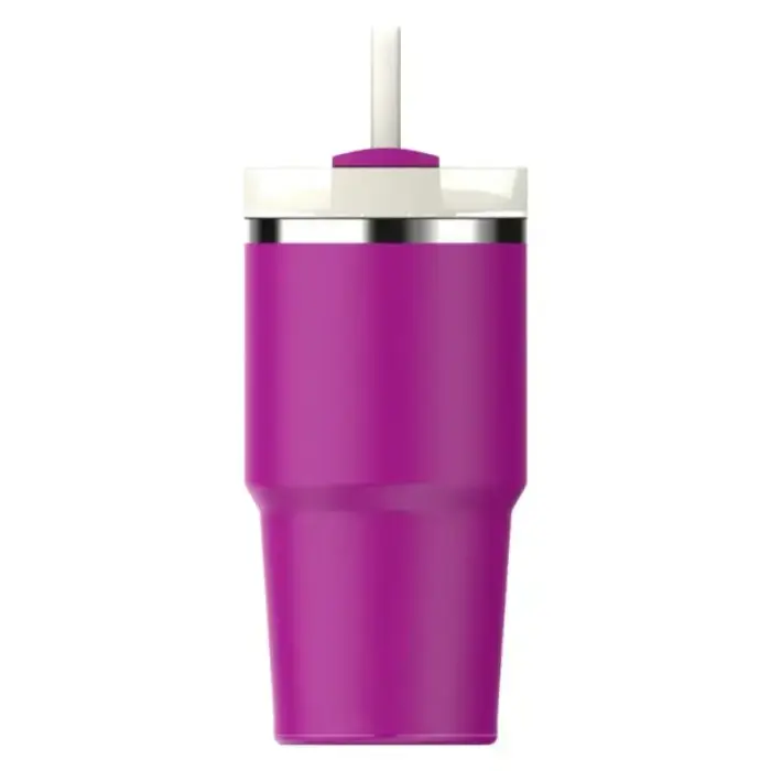 Termokrūze ar salmiņu The Quencher H2.O FlowState Tumbler 0,59L violeta  Foto 3