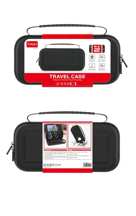 iPega SW2003C Travel Case for Nintendo Switch 2 Black Фото num