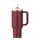 Termokrūze ar salmiņu The Quencher H2.O FlowState Tumbler 1.18L tumši sarkana  Foto 1