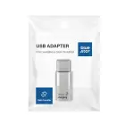 Adapter Micro USB to Type C Blue Star - white Photo