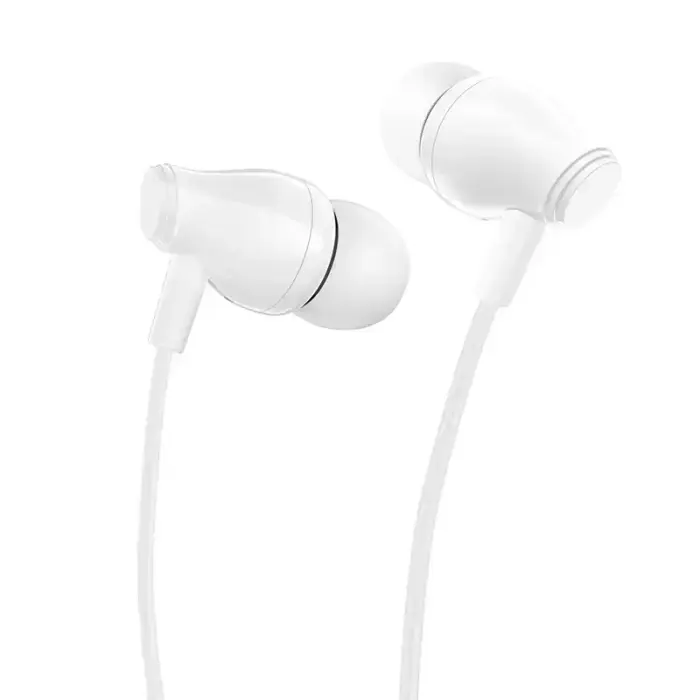 Borofone Earphones BM61 Wanderer with microphone white Фото num