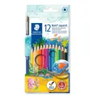 Krāsainie akvareļu zīmuļi STAEDTLER NORIS CLUB 12 krāsu komplekts Foto 2