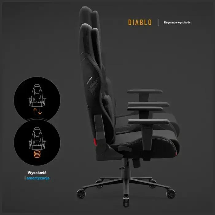 Gaming chair Diablo X-One PRIME Normal Size black Photo