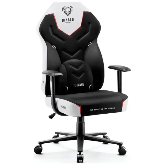 Gaming chair Diablo Chairs X-Gamer 2.0 Normal Size white Foto 4