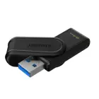 Kingston pendrive 64GB Portable USB 3.2 Gen 1 DataTraveler Exodia S (Black/Black) Photo