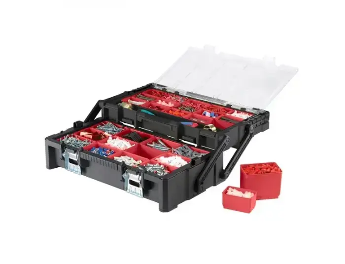 Instrumentu kaste ar 18 nodalījumiem Cantilever Tool Box 18" 45,8x24x14,5cm Foto 2