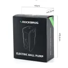Rockbros 42520006001 Electric Pump Compressor with Digital Display for Balls / Balloons - Blue Foto 4