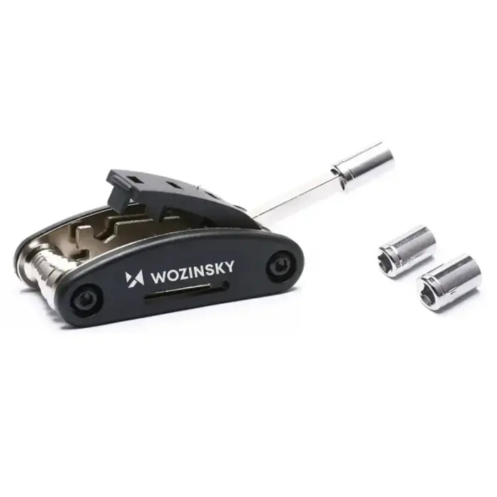 Wozinsky WWZ-01N 16-in-1 Multifunctional Bicycle Repair Tool Set - Black Фото num