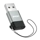 BWOO adapter BZ-38 USB-C - USB gray OTG Фото num