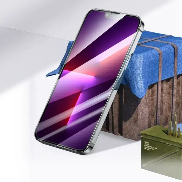 Borofone Tempered glass BF8 Diamond Armor Full Screen 5D Large Arc for Iphone 15/16 - 10 pieces Foto 9