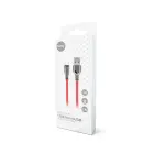 Setty FC-M datu pārraides un uzlādes vads | USB-A uz Micro USB | 15W | 1m | sarkans Foto 2