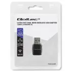 Qoltec Wireless Ultra fast DUAL mini WiFi adapter 2 x 2dBi  | Standard AC | USB 3.0 | 1300Mbps Фото num