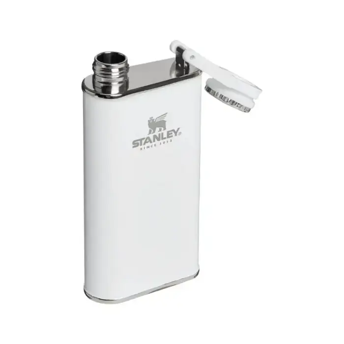 Blašķe The Easy-Fill Wide Mouth Flask 0.23L shiny white Фото num