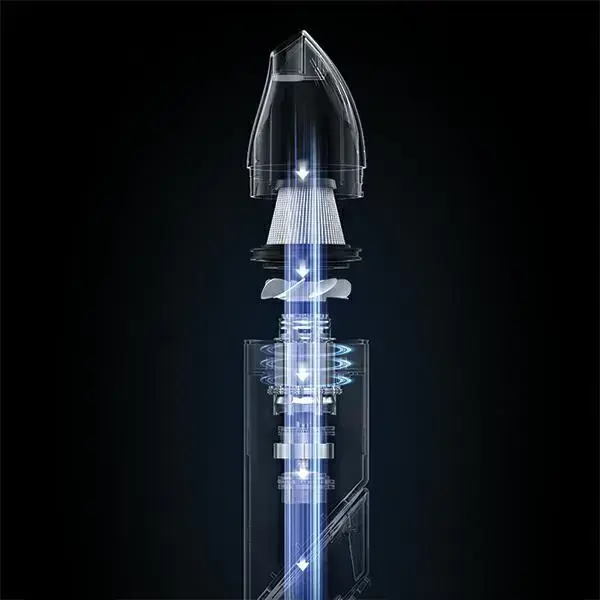 USAMS Foldable Mini Cordless Vacuum Cleaner YAJ series black XCQZB25901 (US-ZB259) Фото num