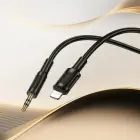 Borofone Cable AUX BL25 Nice - Lightning to jack 3,5mm - 1 metre black Photo