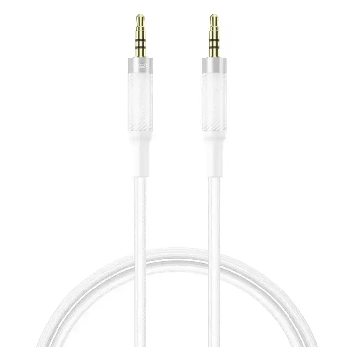 XO cable audio NB-R279C jack 3,5mm - jack 3,5mm 1,0m white Foto 1
