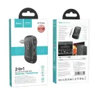 Car transmitter bluetooth Hoco Jack 3,5 mm E73 PRO black Фото num