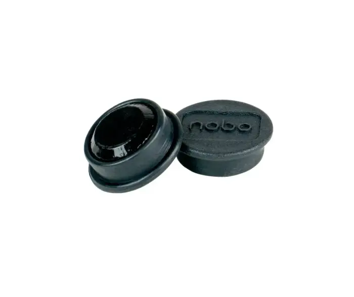 Tāfeles magnēti NOBO, 20 mm, 8 gab., melnā krāsā Фото num