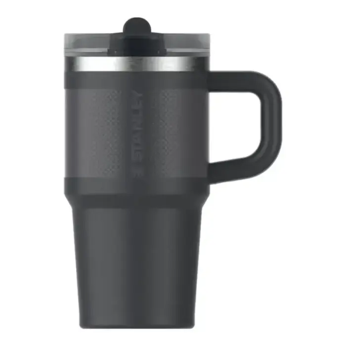 Termokrūze ar salmiņu The Quencher ProTour Flip Straw Tumbler 0,59L melna  Foto 1