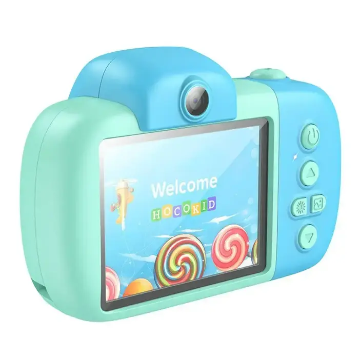 Digital kids camera Hoco 2MP 2,4" Full HD DV201 blue Foto 3