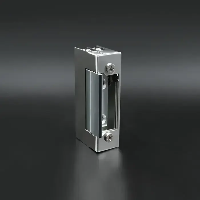 Qoltec Electric strike With lock and memory | 12V | Stainless steel Photo
