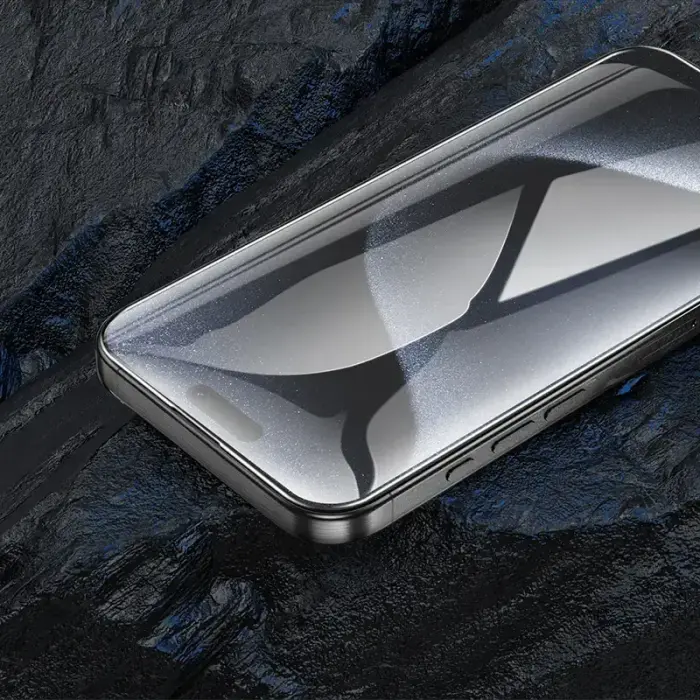 Borofone Tempered glass BF8 Diamond Armor Full Screen 5D Large Arc for Iphone 16 Pro/17 - 10 pieces Foto 8