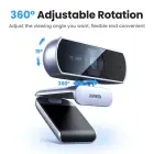 Ugreen CM678 USB HD tīmekļa kamera - pelēka Foto 8