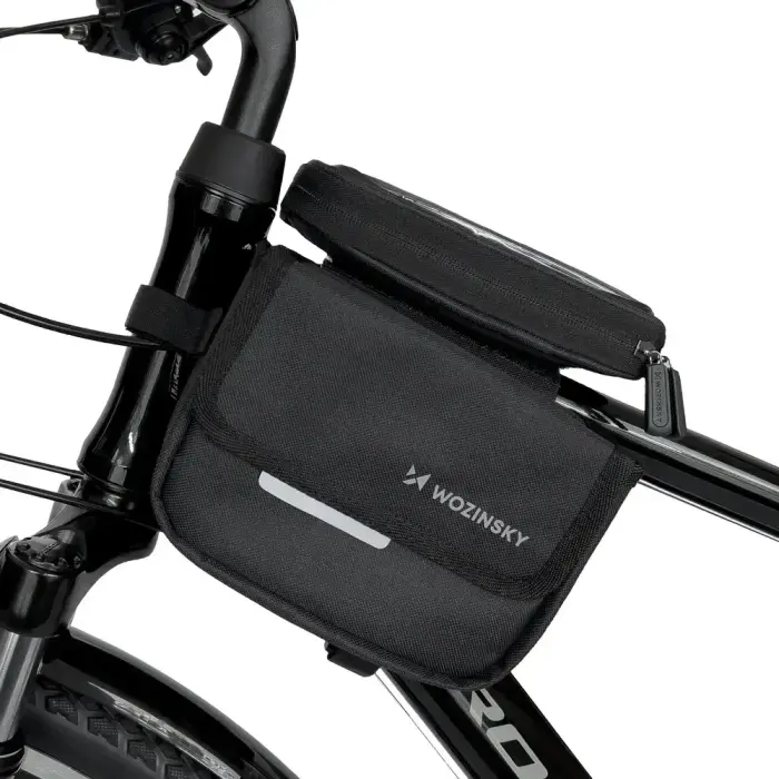 Wozinsky bicycle frame bag, waterproof phone case, 1.5l, black (WBB26BK) Foto 3