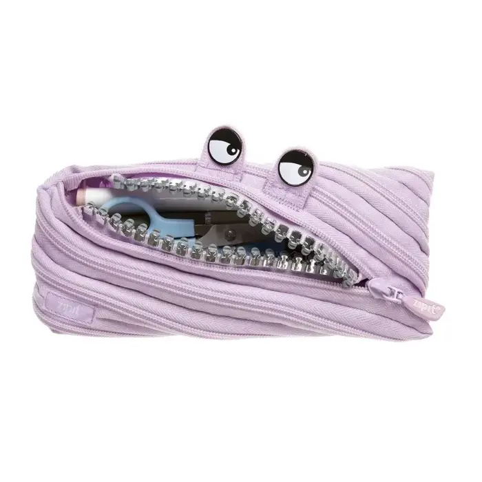 Penālis ZIPIT Grillz Monster Pouch, ceriņu krāsa Photo