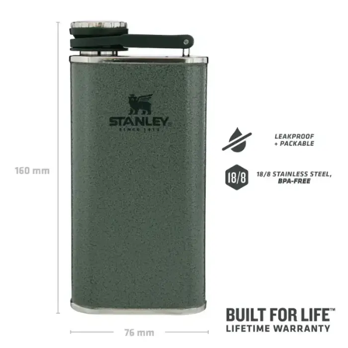 Фляга The Easy-Fill Wide Mouth Flask 0,23Л зеленый Фото num
